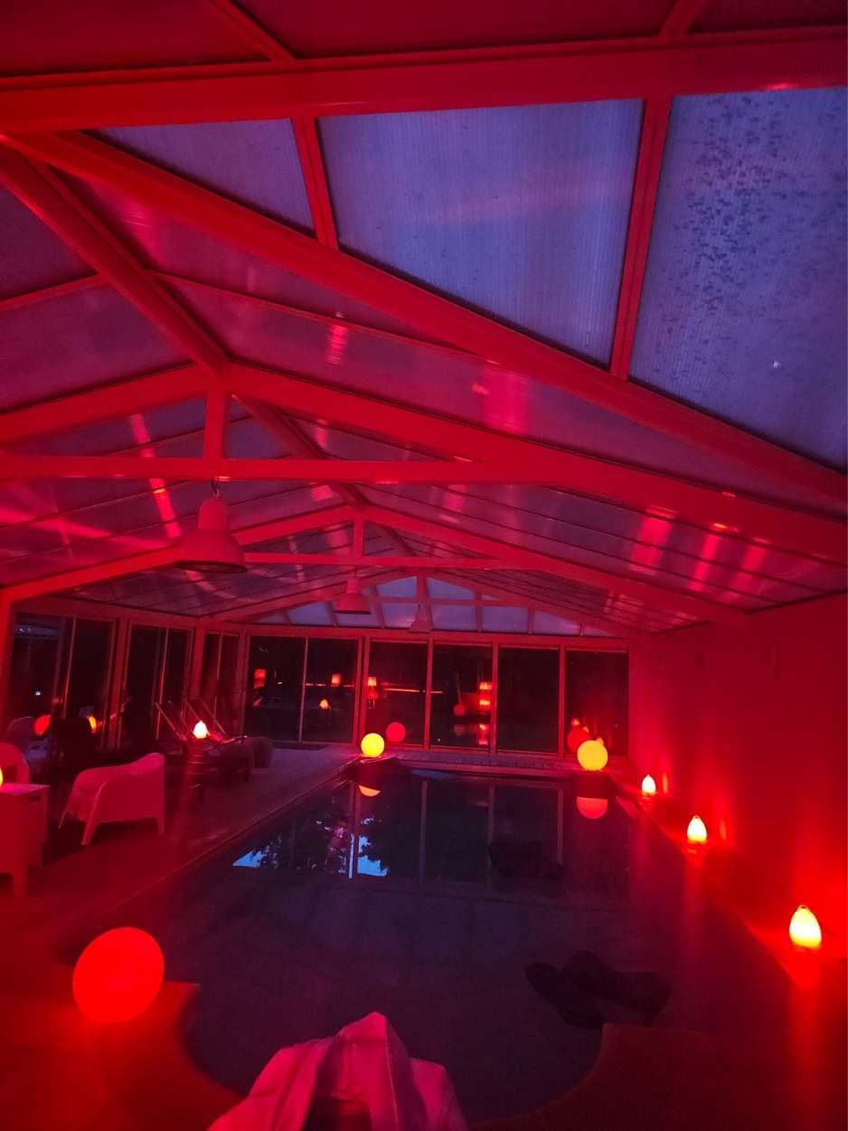 Assiette dessert soirée piscine